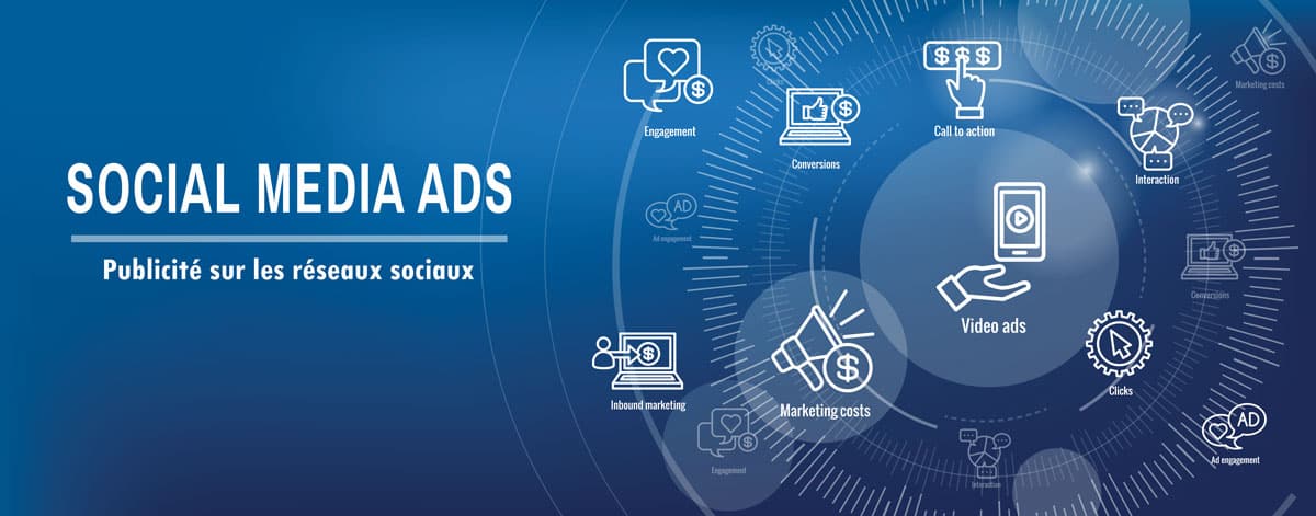 Publicité sur les réseaux sociaux - socia media ads